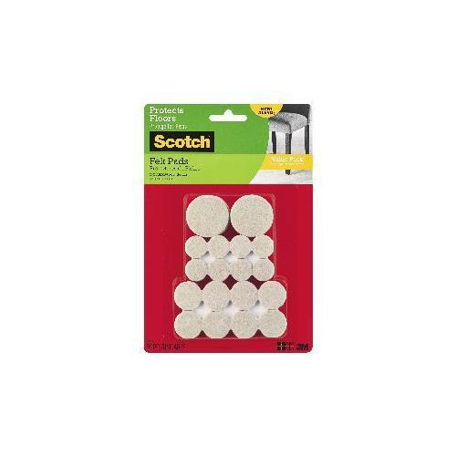 SP842 Felt Pads Value Pack Beige 36 Pk