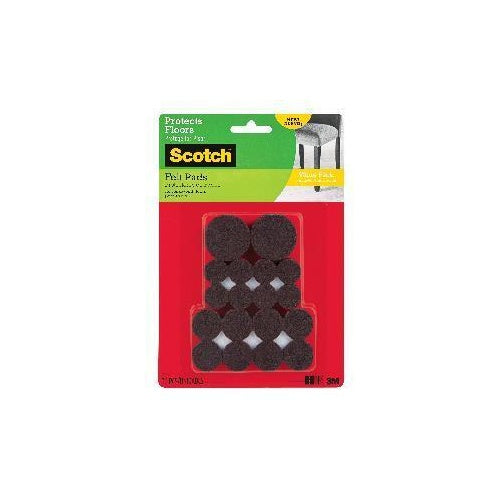 SP846 Felt Pads Value Pack Brwn 36 PK