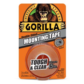 Tape Mounting Clear 1.5m Gorilla