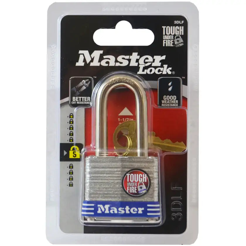 Padlock Master Laminated Large Shackle 38mm