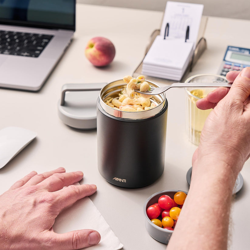Avanti Food Jar with Handle 700mL Black