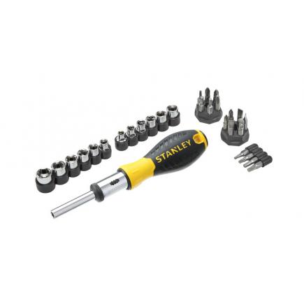 Screwdriver Ratchet Set 29Pce Stanley