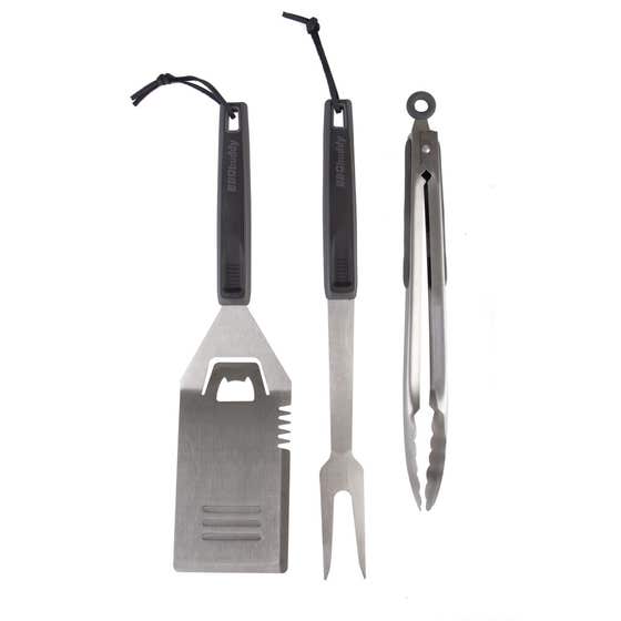 BBQ Buddy Stainless Steel BBQ Tool Set – 3 Piece
