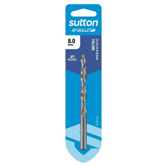 Sutton Tools XP Bullet HSS Jobber Drill Bit 8.0mm