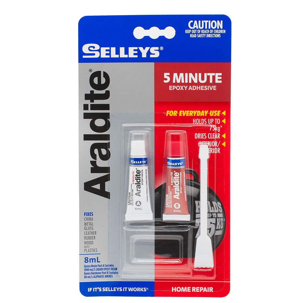 Araldite 5 Minute Epoxy Adhesive 8ml Selleys