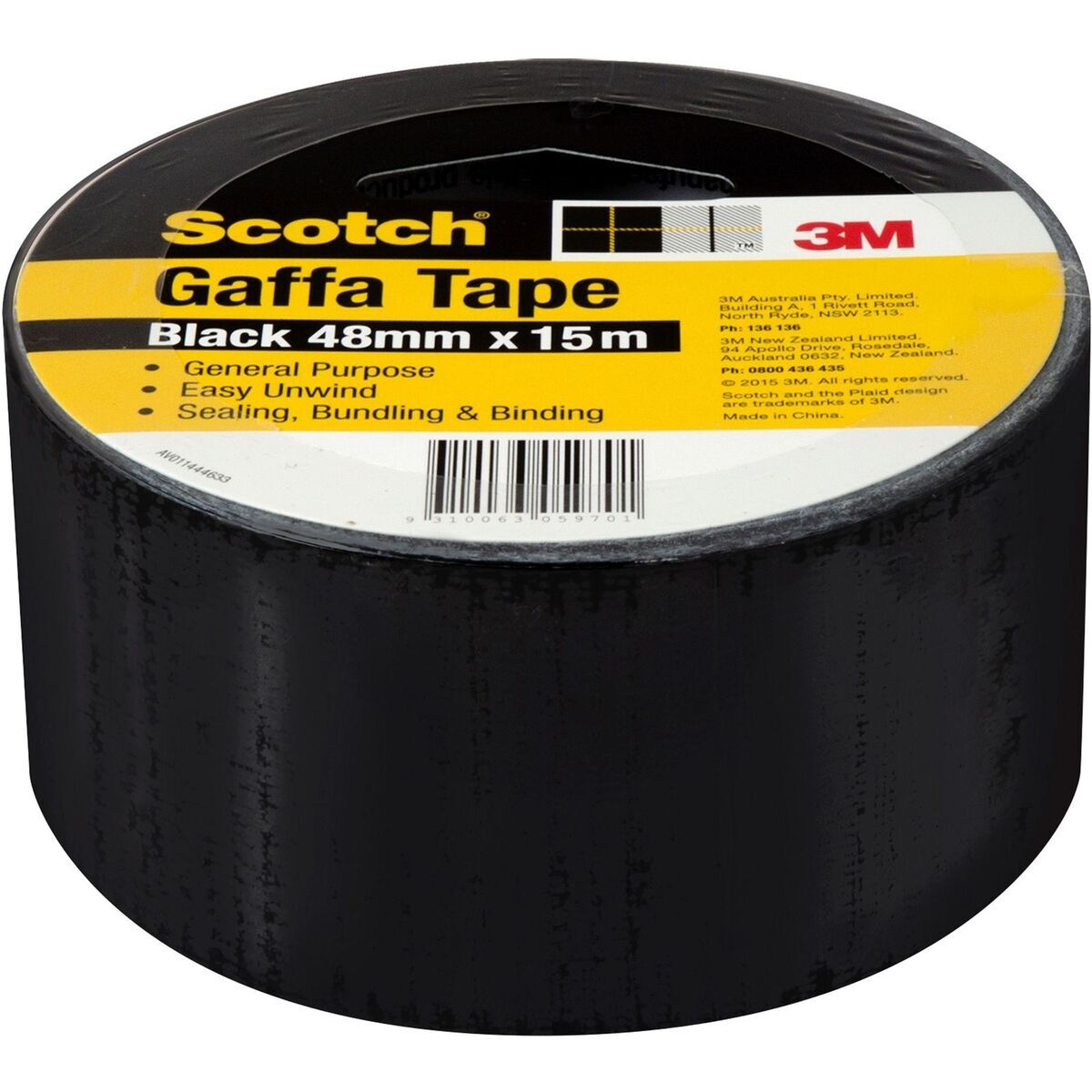 Tape Gaffa Black 48mmx15m Scotch
