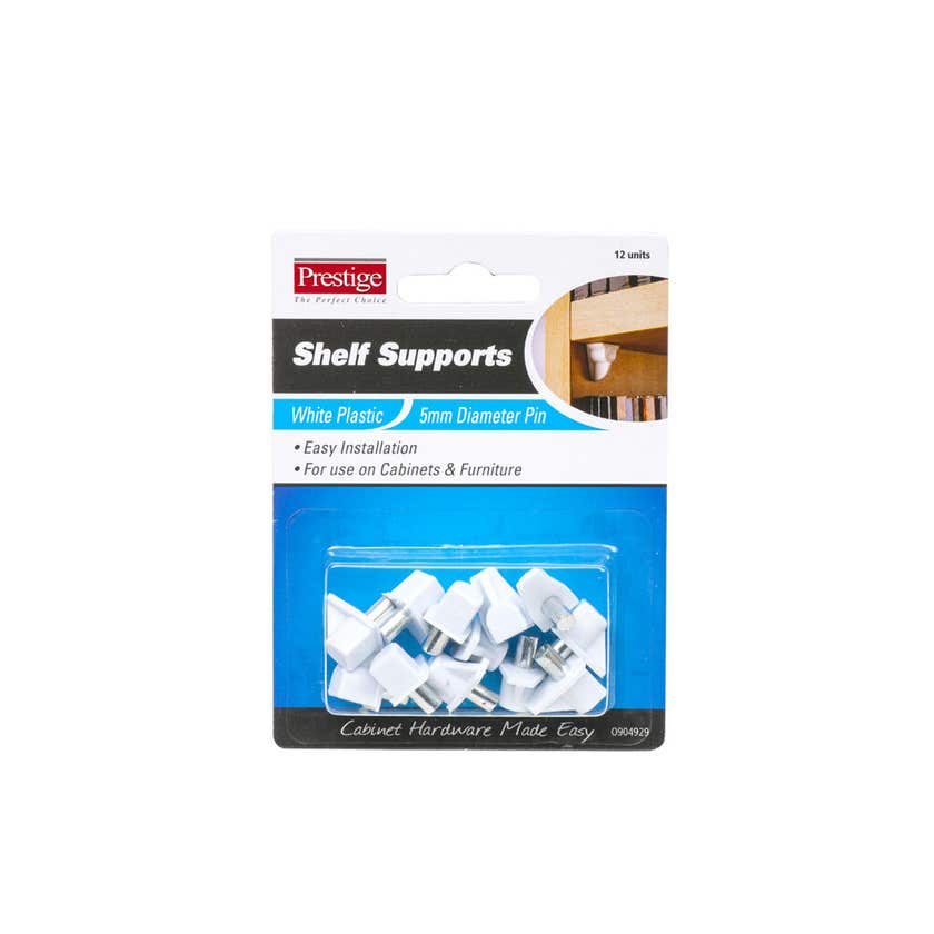 Support Shelf White Card Of 12