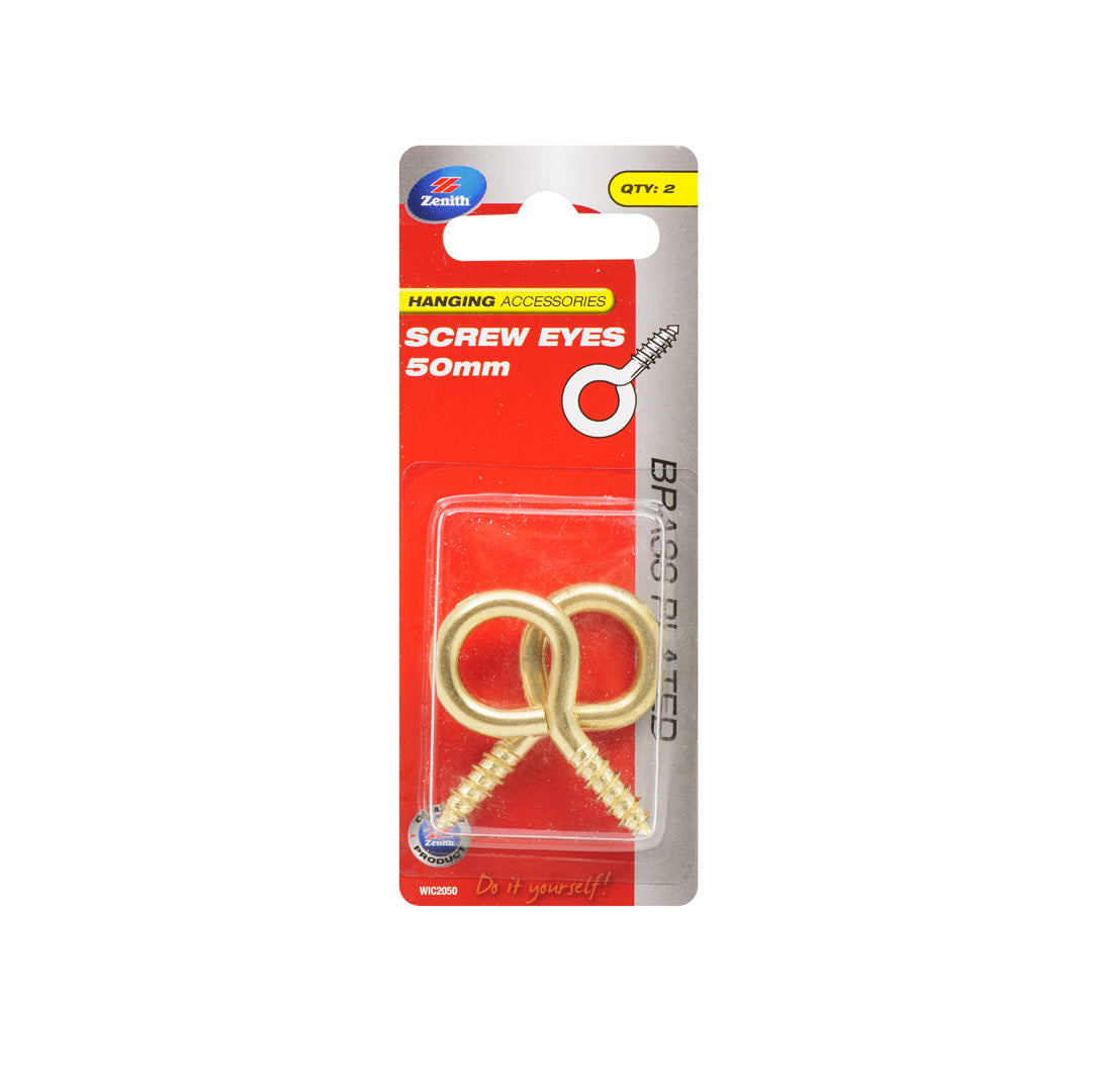 Curtain Eyelet Screw 50X4.8mmbp Cd 2