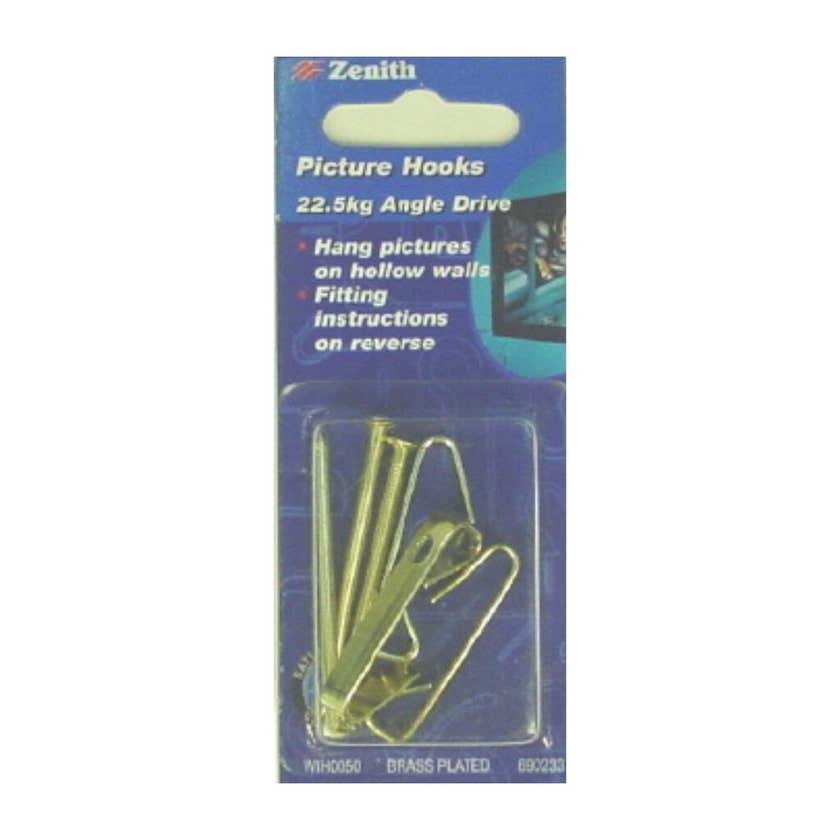Hook Picture Angle Drive 22.5Kg - 3 Pk - Zenith