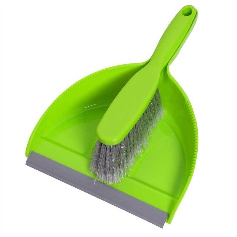 Dustpan Set Green Sabco