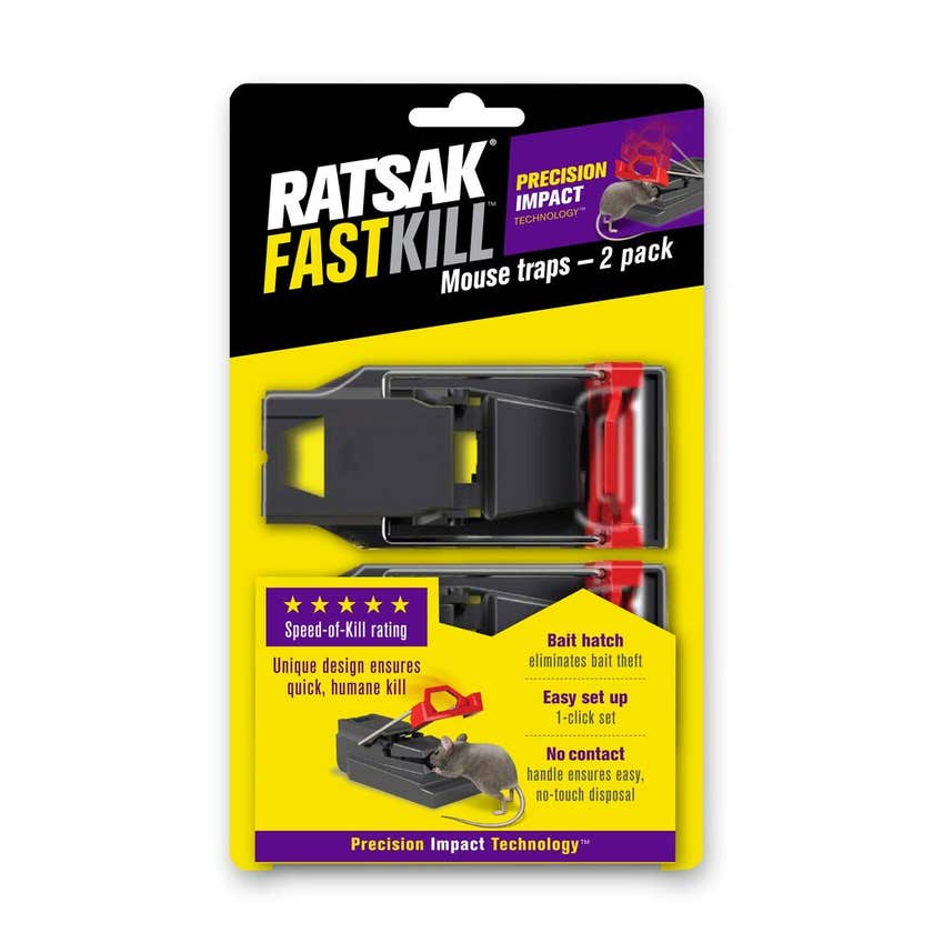 Mouse Traps Ratsak Fast Kill 2 pack