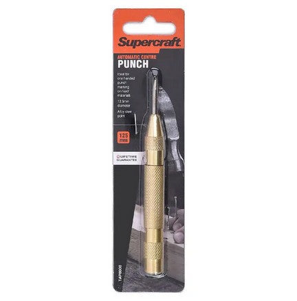 Punch Auto Centre 125mm Supercraft