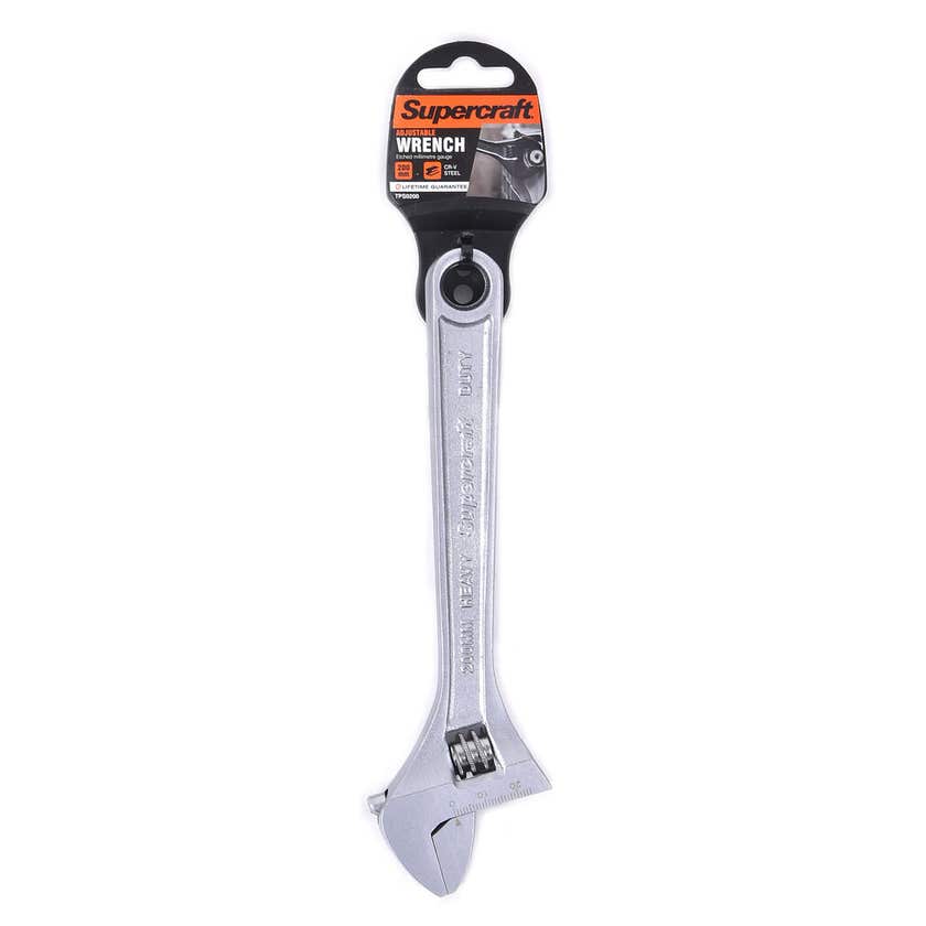 Wrench Adjustable 200mm Supercraft