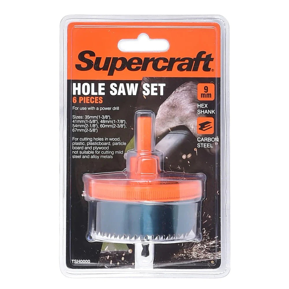 Holesaw 6 Blades Supercraft