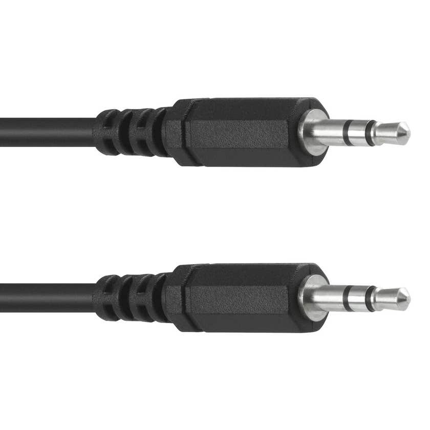 Cable 1.5m AUX 3.5mm Black Antsig