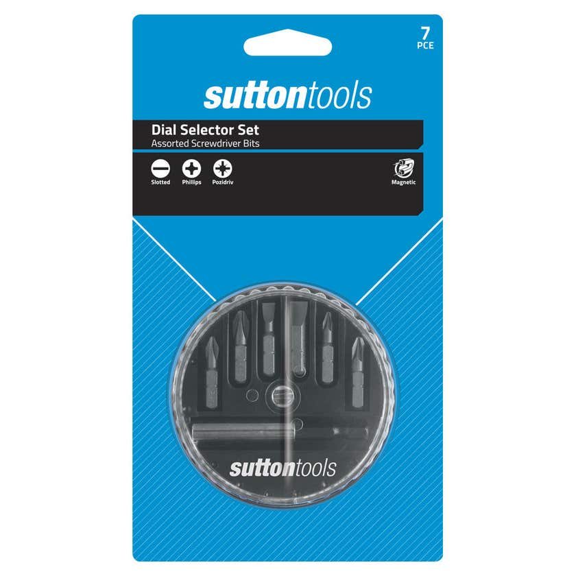 Bit Screwdriver Assorted 7Pc Sutton
