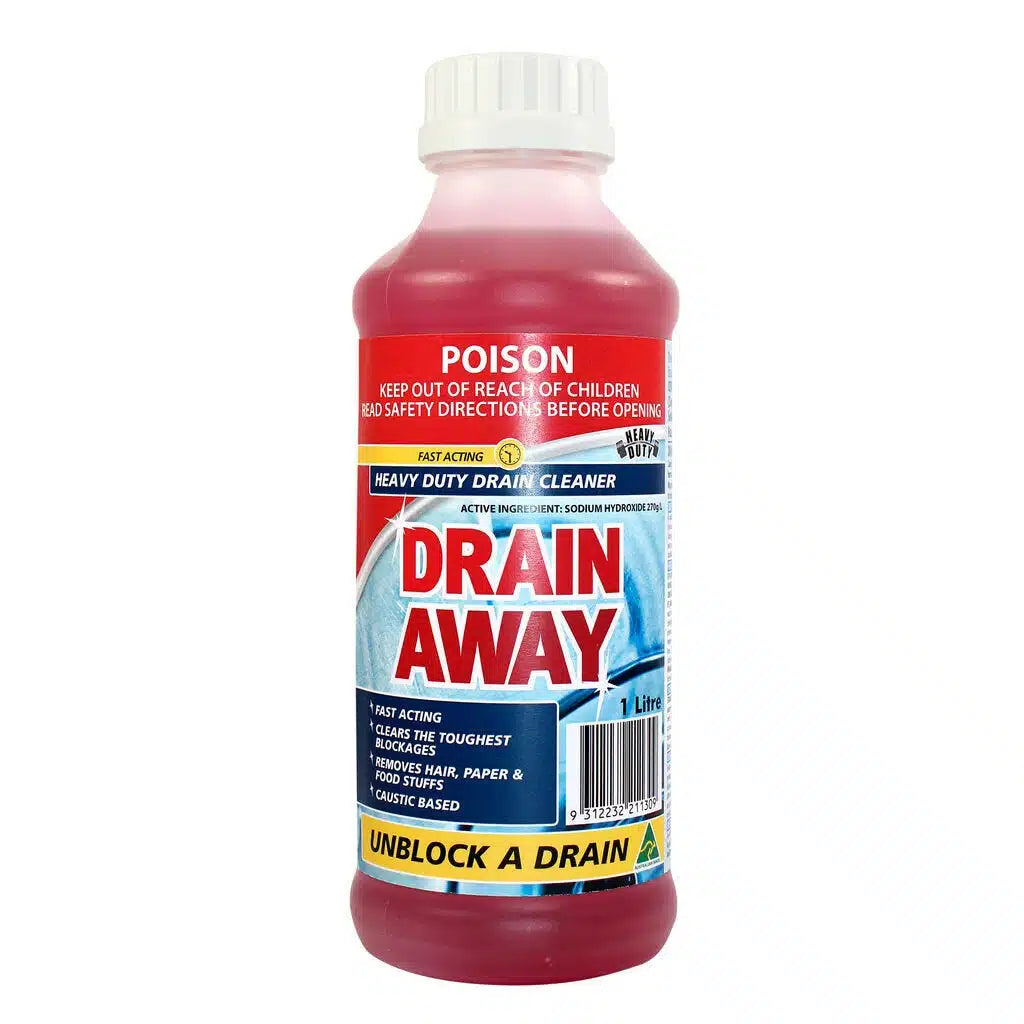 Drain Away Caustic Drain Cleaner 1L