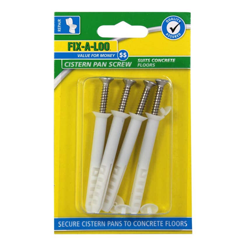 Cistern Pan Screws Concrete Floors