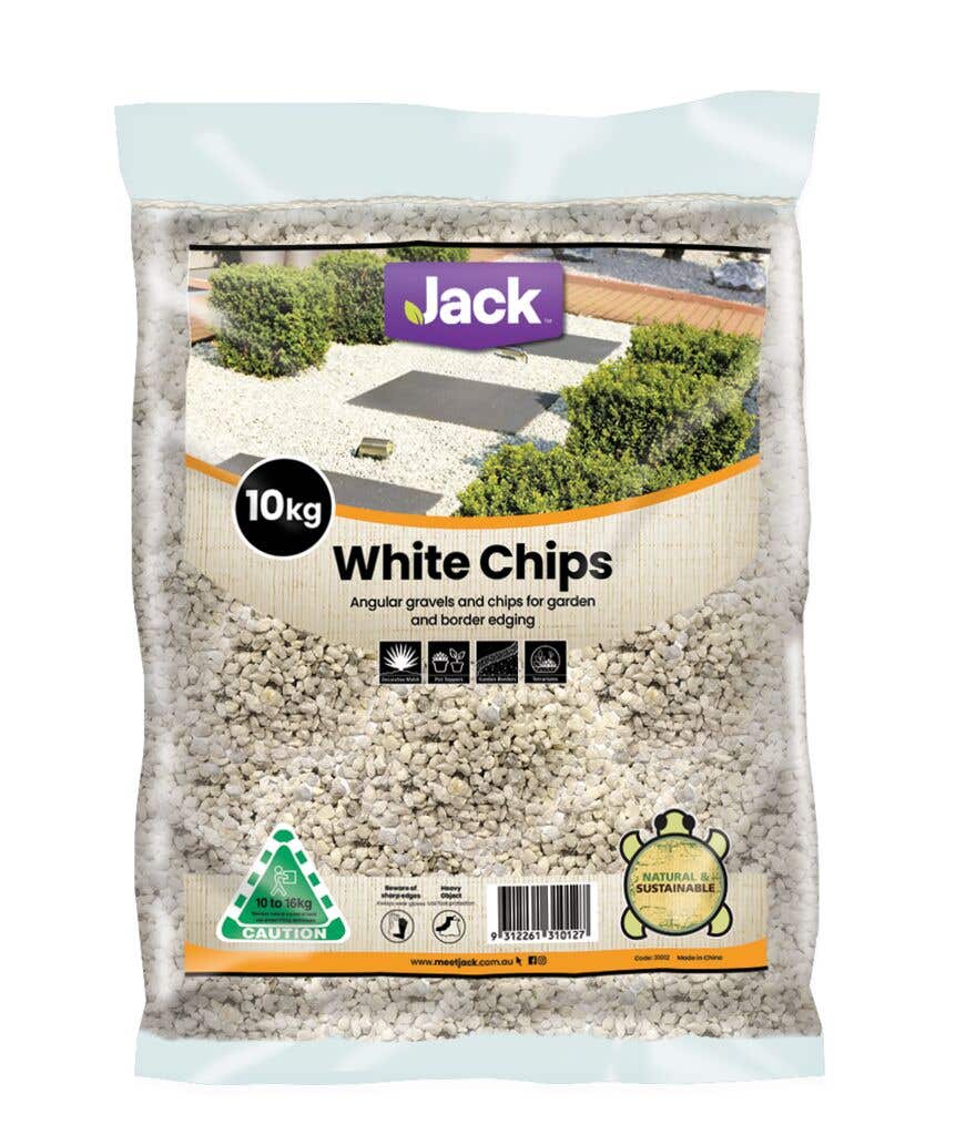 Pebbles Landscaping Chips White 10kg
