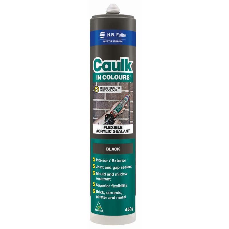 Filler Caulk In Colours Black 450g