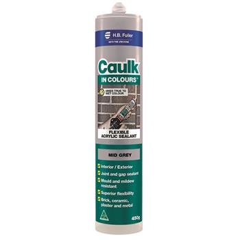 Filler Caulk In Colours Mid Grey 450g