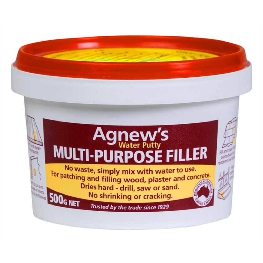 Water Putty Multi-Purpose Filler White 500g - Agnew's