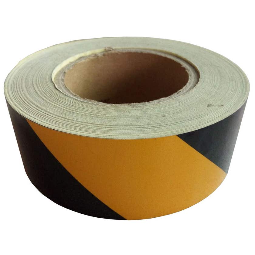 Tape Reflect Adhesive Yellow/Black 50mmX10m