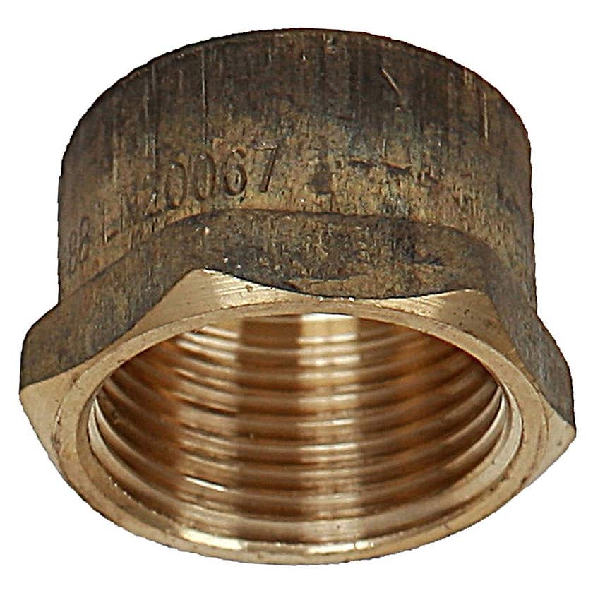Cap Hex Brass 20mm
