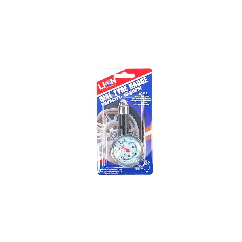 Gauge Tyre Dial 10-60Psi