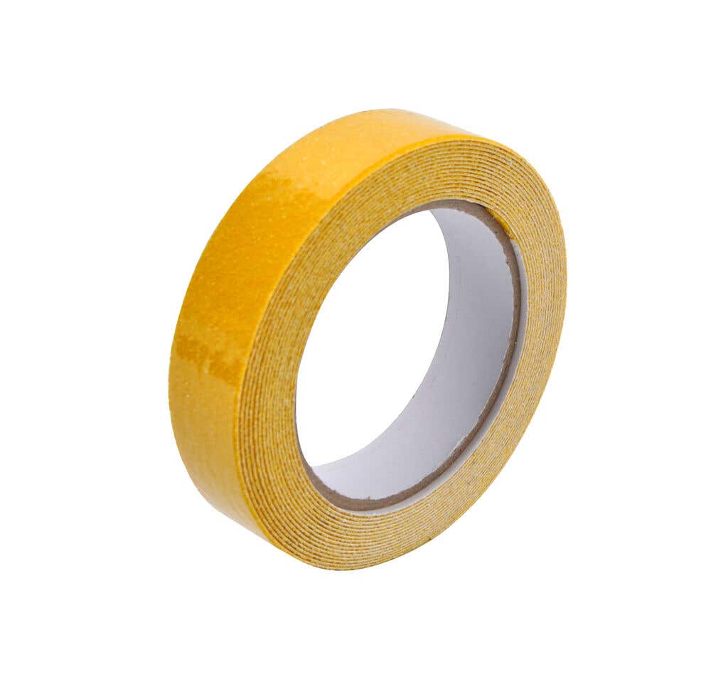 Antislip Tape 25mmx5m 60 Grit Yellow