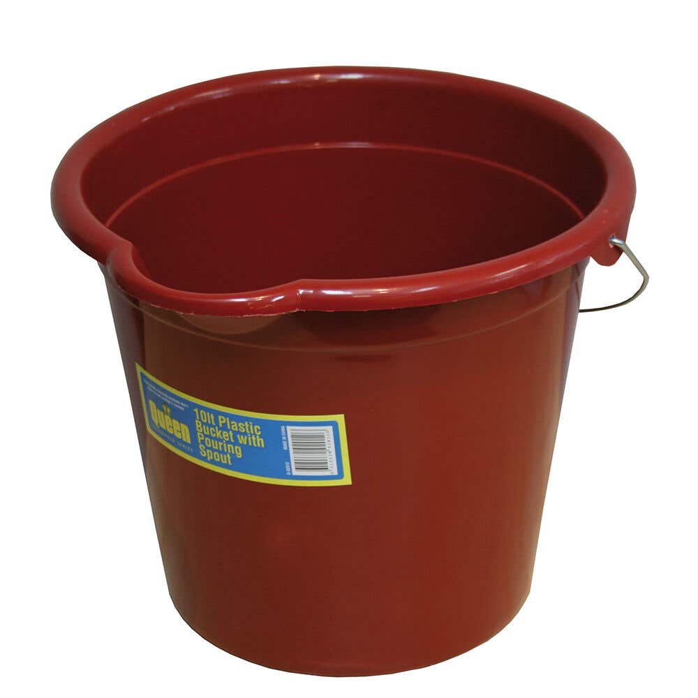Bucket Plastic with Spout and Metal Handle 10L