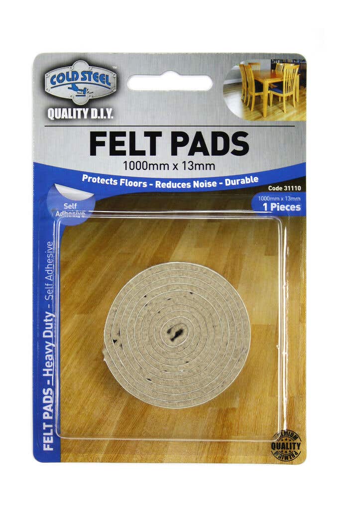 Feltpads Beige Strip 1000mmx13mm 1P