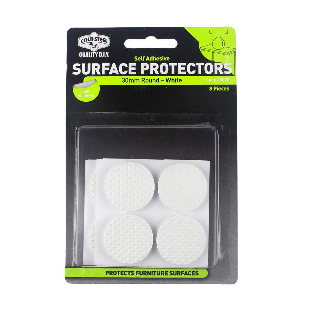 Pad Eva White 30mm Round Pk8