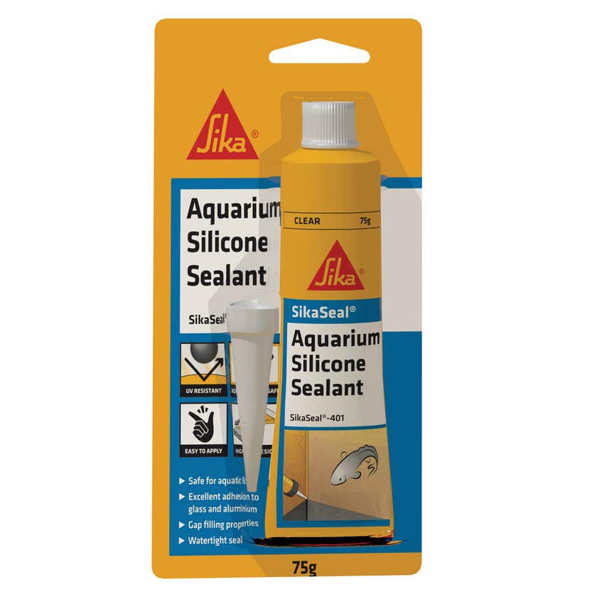 SikaSeal 401 Sealant Aquarium Clear 75g Sika