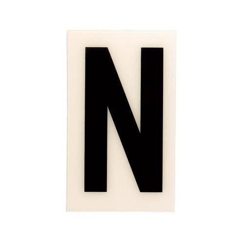Letter Self Adhesive White 85x 55mm N