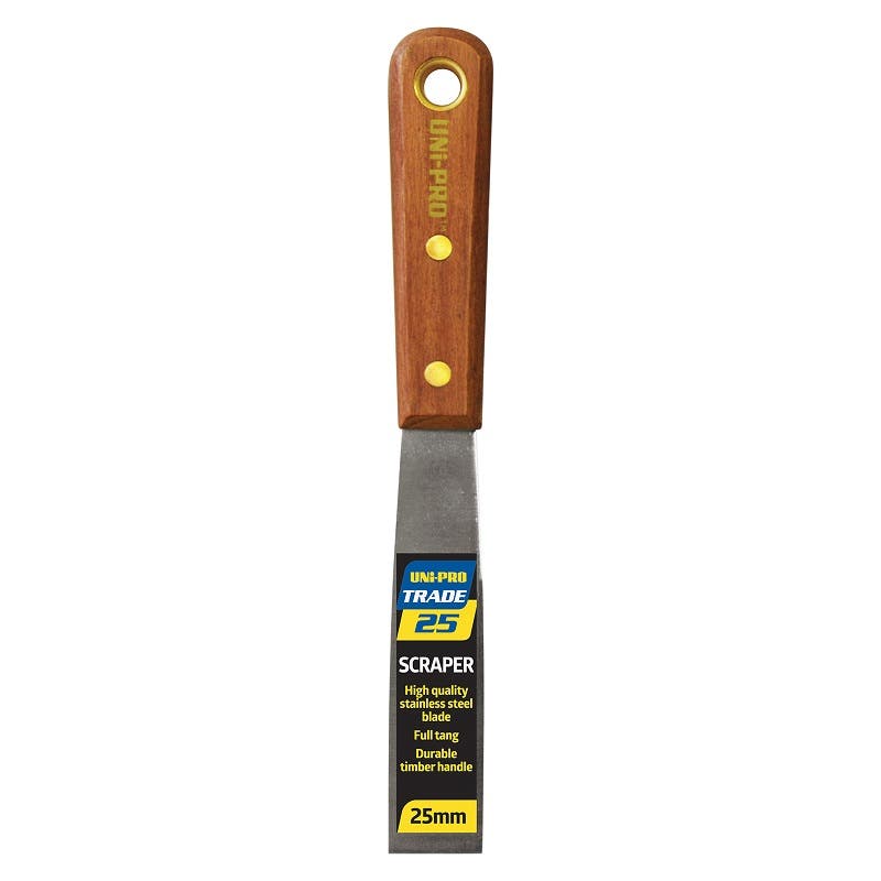 Scraper Timber Handle 25mm Uni-Pro Trade Uni-Pro