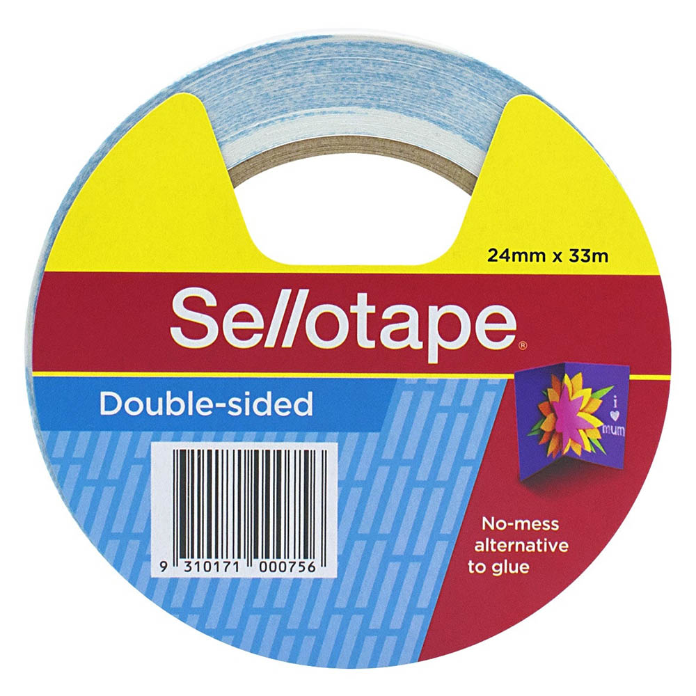Sellotape Double Sided Tape Wide 24mm x 33m
