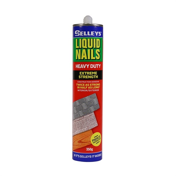 Adhesive Liquid Nails Heavy Duty 350g Selleys
