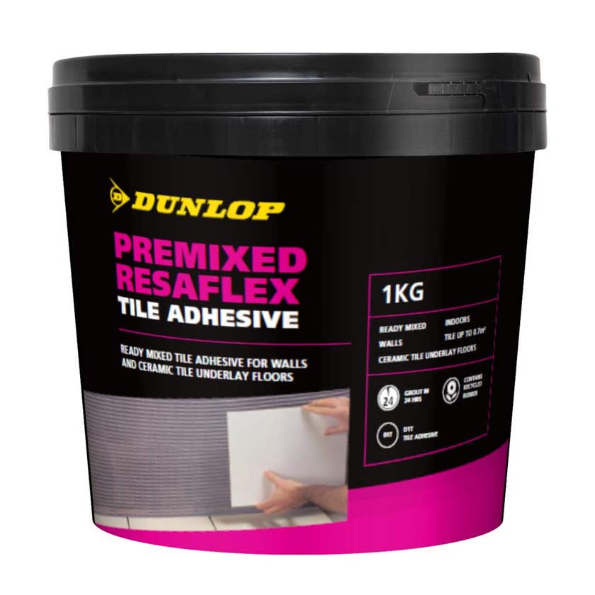 Adhesive Tile Resaflex Premixed 1kg Dunlop