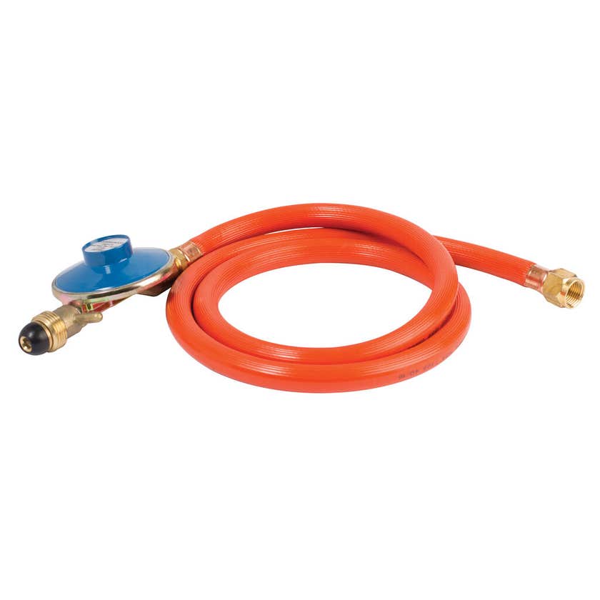 BBQ Gas Hose and Regulator POL to 1/4 BSP 600mm