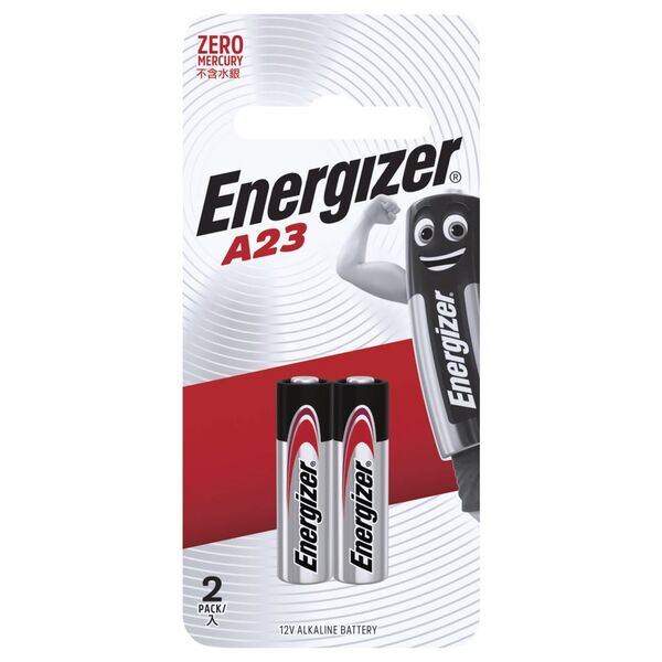 Battery A23 Car Alarm/Key 12V 2 Pack Energizer