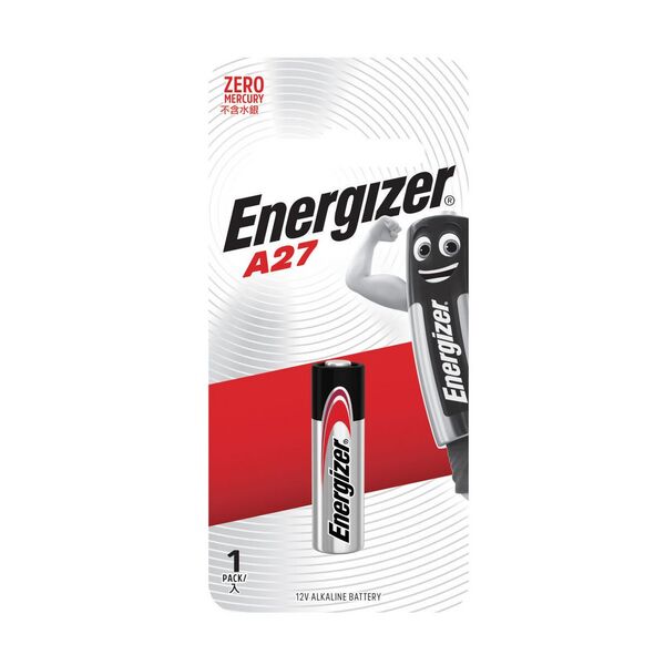 Battery A27 Car Alarm/Key 12V 1 Pack Energizer