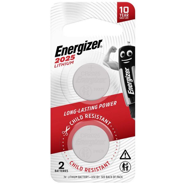 Battery Coin Lithium ECR2025 BP2 Energizer