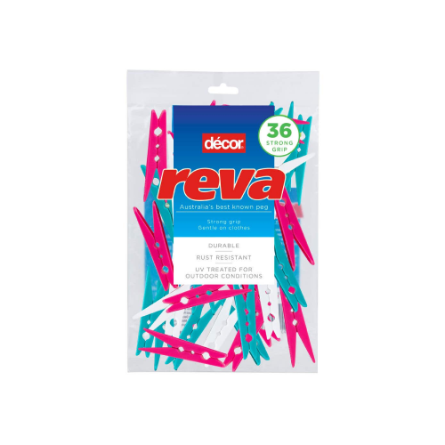 Clothes Peg Standard 36 Bag Reva