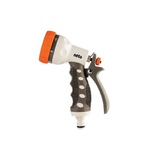 Plastic 7 Pattern Rear Trigger Spray Gun 12mm - Neta
