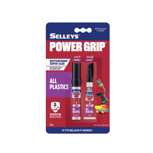 Power Grip All Plastics 3ml Selleys