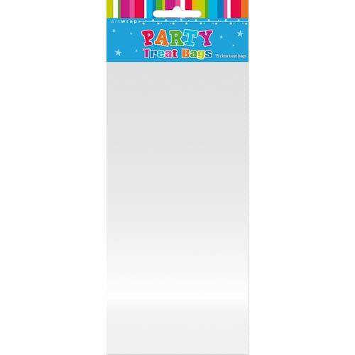 Party Treat Bags Clear - 15 Pack