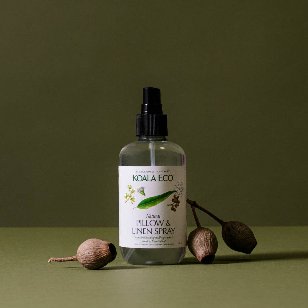 Koala Eco Pillow & Linen Spray – Eucalyptus, Peppermint & Rosalina 250ml