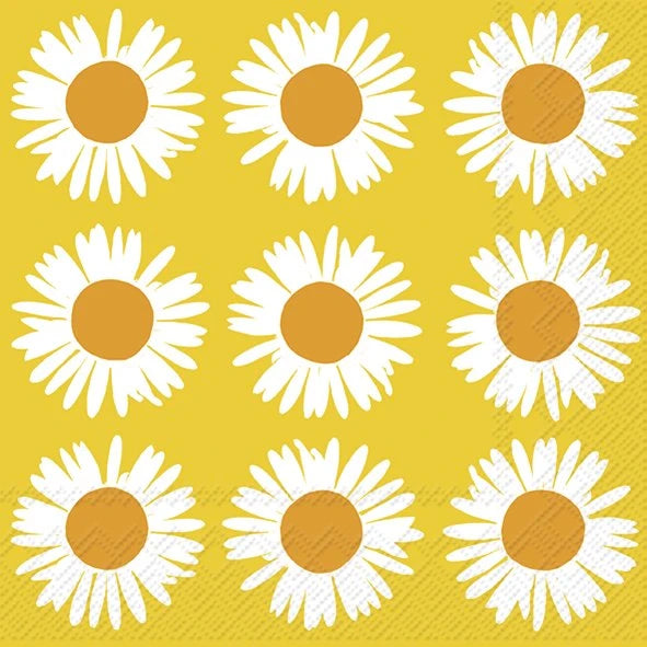 Marimekko Auringonkukka Cocktail Napkins – Orange & Yellow