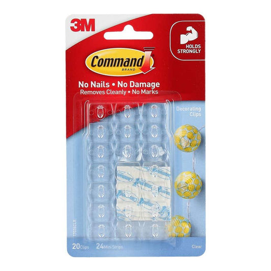 Clear Decorating Clips - 20 Pack Command